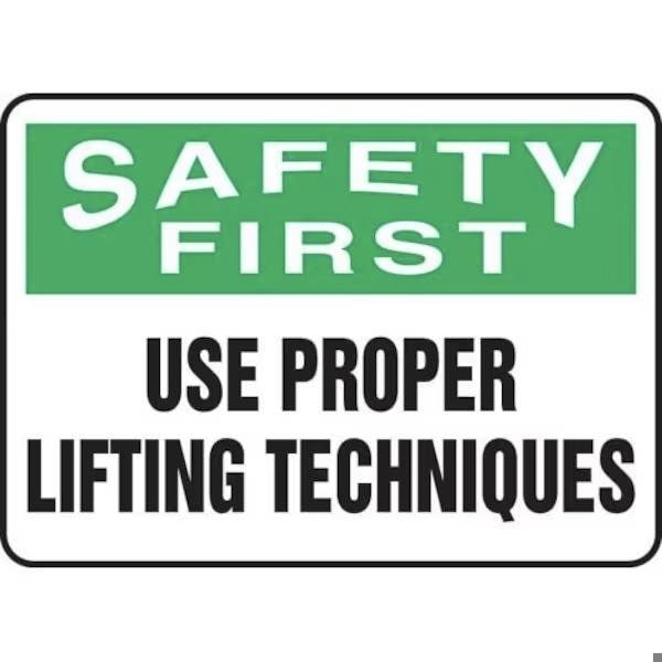 Accuform OSHA SAFETY FIRST SAFETY SIGN USE MGNF945XL MGNF945XL - main